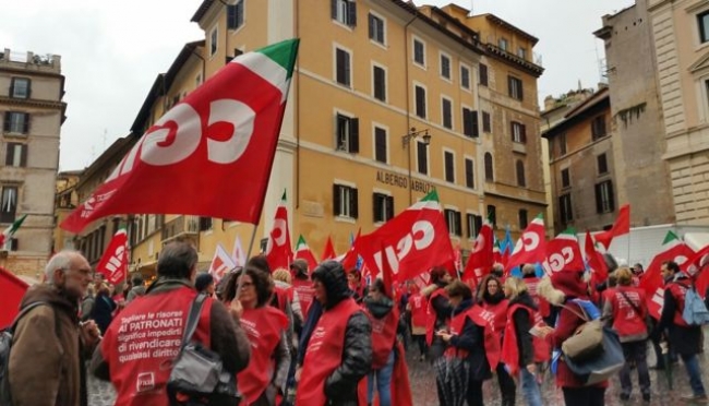 Taglio fondo Patronati, Cgil Piacenza a Roma: &quot;Non toccate i soldi dei lavoratori&quot;