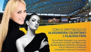 Parma Retail festeggia due anni: contest di danza con Alessandra Celentano e Klaudia Pepa