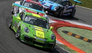 A Monza Dinamic Motorsport subito al top nel primo round Porsche Carrera Cup Italia