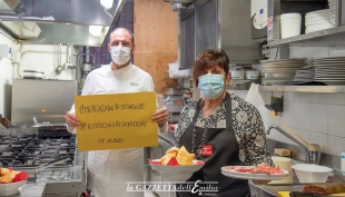 La &quot;Merenda&quot; al ristorante, la nuova protesta dei ristoratori. (Foto)