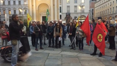 La manifestazione di Parma per dire NO all&#039;invasione turca - foto e video