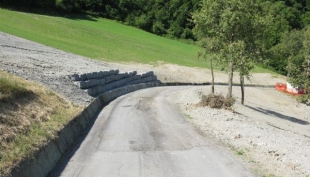 Fermata una frana a Marzabotto