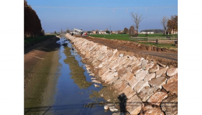 Bassa Reggiana, acqua a oltre 12 mila ettari di territorio grazie all’Emilia Centrale con i lavori sul Canale Risalita