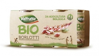 Valfrutta, lancia la nuova linea di legumi italiano Bio
