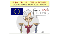 SatiQweb, la vignetta satirica della settimana prende di mira la BCE...