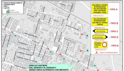 Parma. Modifiche alla viabilità in via Emilio Lepido e via San Bruno