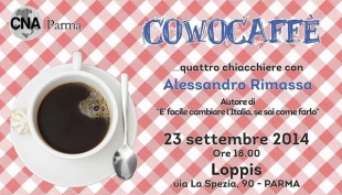 Parma - Cowocaffè, quattro chiacchiere con Alessandro Rimassa.
