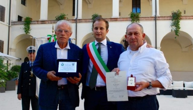 Fontevivo (PR). San Bernardo, premiati Marco Peri e Nevio Scala