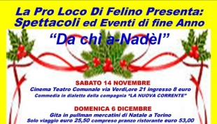 &quot;Da chi a-Nadel&quot;, verso il Natale in allegria e compagnia con la Pro Loco di Felino