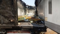 Decoro urbano: Sp343 Container incendiato con discarica all&#039;interno