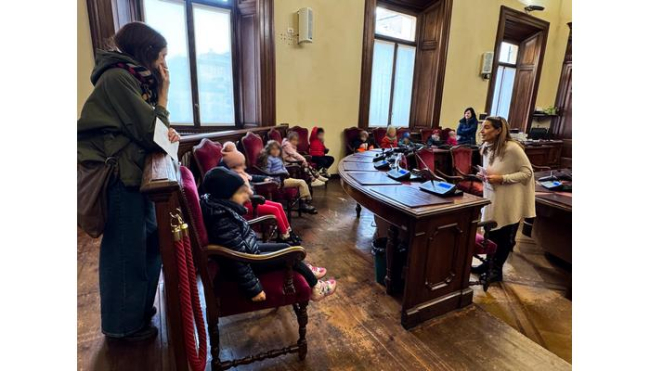 In Municipio gli alunni della scuola dell&#039;infanzia San Vincenzo de&#039; Paoli