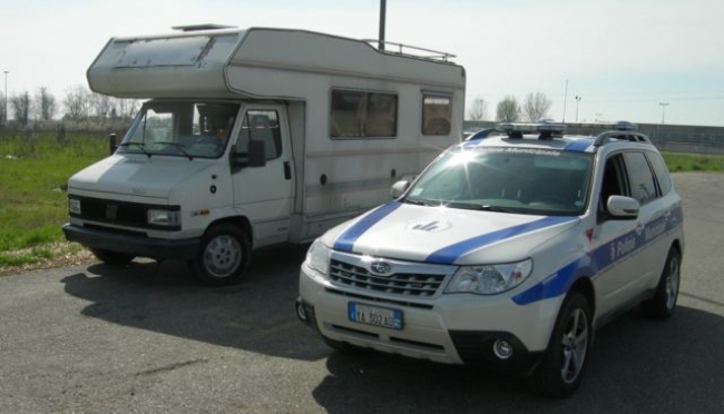 Piacenza - Camper rubato a Reggio Emilia rinvenuto alla Caorsana