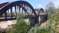 &quot;Ponte del Diavolo&quot; - Sissa Trecasali - chiuso a causa delle piogge di inizio anno - 