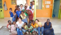 I bambini del centro Missionaries of the Poor