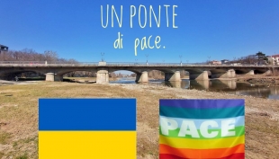 Parma, Ponte Italia, simbolo di pace.