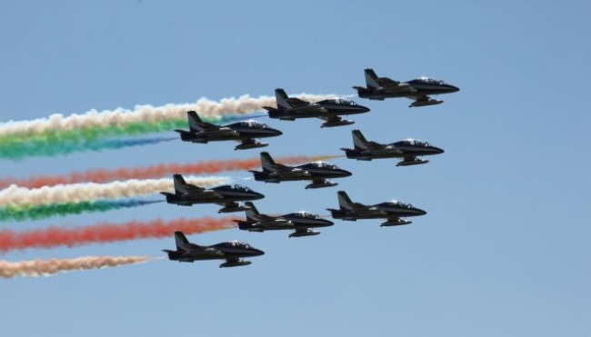 In 450.000 a festeggiare le Frecce Tricolori