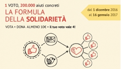 UniCredit, torna &quot;Un voto, 200.000 aiuti concreti&quot; 