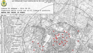 Modena - Internet, wifi libero su banda larga in 30 luoghi entro l&#039;anno