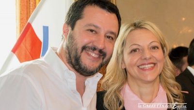 Salvini a Parma a sostegno della candidata Cavandoli - FOTO