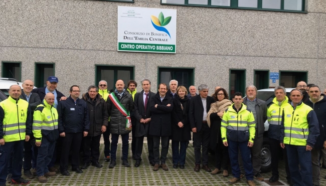 Nuovo Centro operativo del Consorzio di Bonifica Emilia Centrale in Val d&#039;Enza