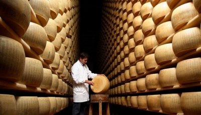 &quot;Parmigiano Reggiano&quot; in flessione