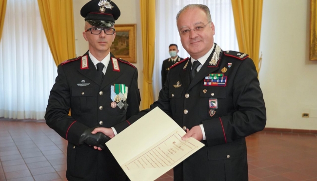 Carabinieri Emilia Romagna: gli encomi solenni e le motivazioni