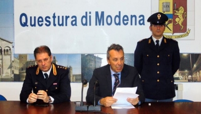 Conferenza stampa - Questura di Modena