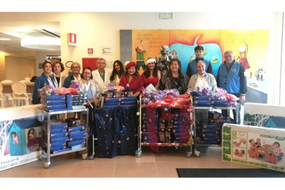 Con AGD Parma odv un carico di doni per i bambini ricoverati nei reparti pediatrici del Maggiore