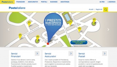 Il sito di Poste Italiane rinnova la veste grafica e semplifica la navigazione