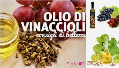 Olio di Vinaccioli: benefici per la bellezza e inaspettate proprietà organolettiche