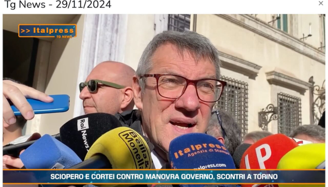 Video News – In questa edizione. Sciopero e cortei contro manovra governo, scontri a Torino e molto altro (video)