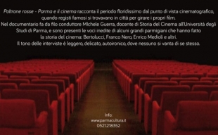 &quot;Poltrone rosse - Parma e il cinema&quot; al Paganini
