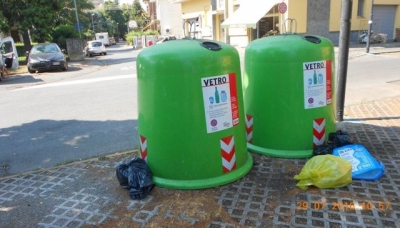 Parma - Controlli sulla raccolta differenziata al Molinetto: 4 sanzioni