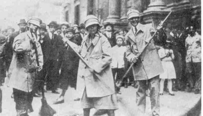 Sciopero degli spazzini - Roma - 1920