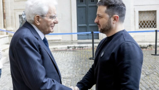 Zelensky a Roma: “voglio una pace Ucraina”