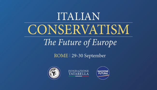 “Italian Conservatism. The Future of Europe”