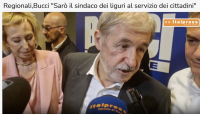 Regionali, Bucci &quot;Sarò il sindaco dei liguri al servizio dei cittadini&quot; ... (video)