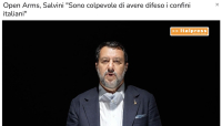 TG News Italpress del 14 settembre. - Open Arms, Salvini &quot;Sono colpevole di avere difeso i confini italiani&quot;